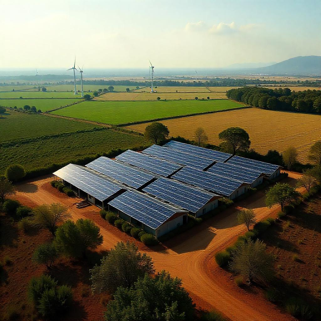 Cloud computing concept with Kenyan flag