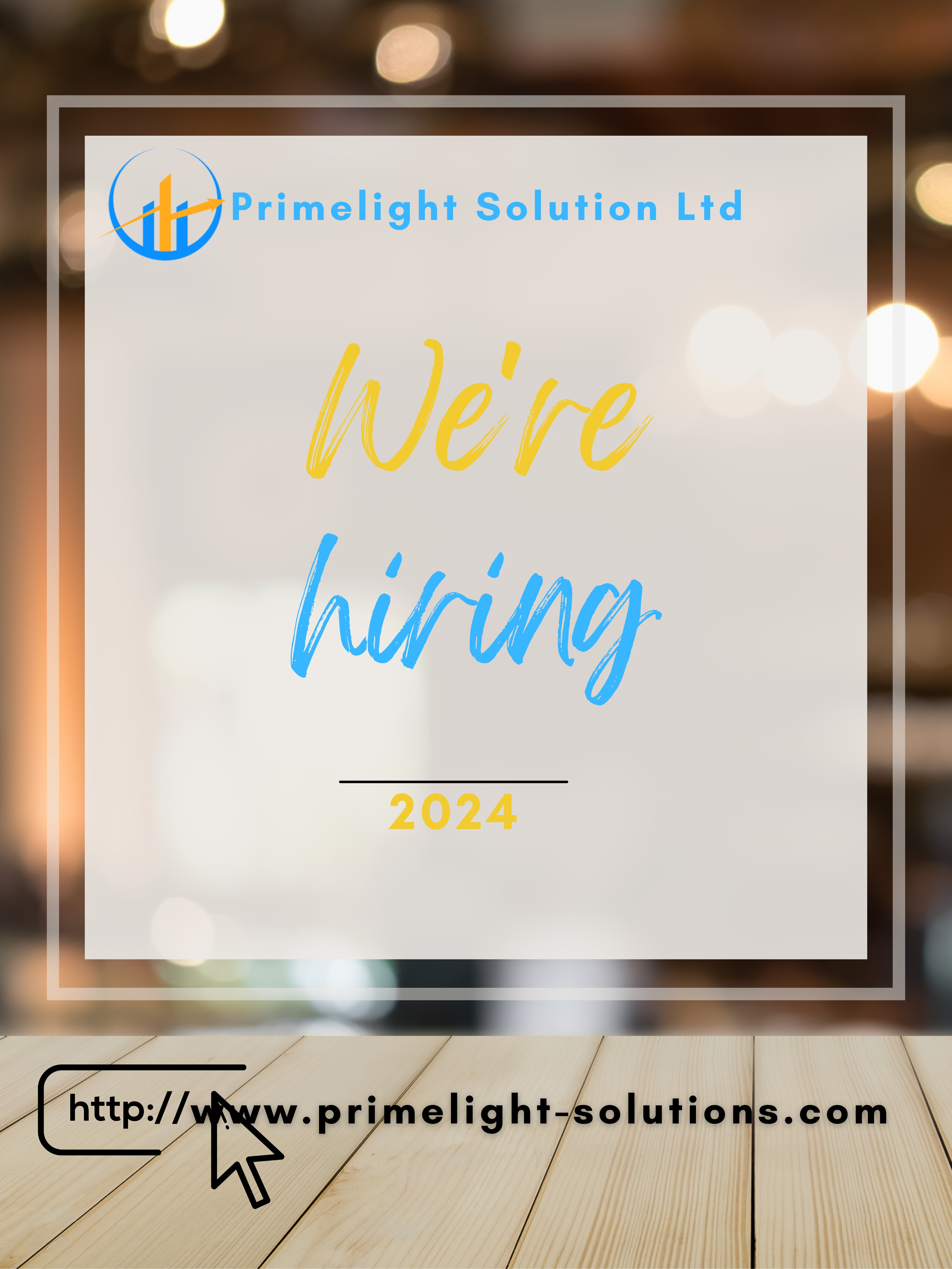 Careers at Primelight Solution Ltd.